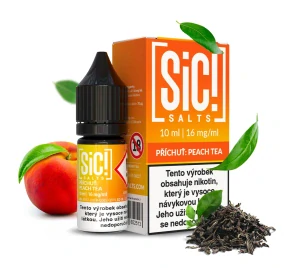 E-liquid SIC! Salts Peach Tea 10ml - 16mg