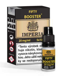 Nikotinový Booster IMPERIA Fifty PG50/VG50 5x10ml - 20mg